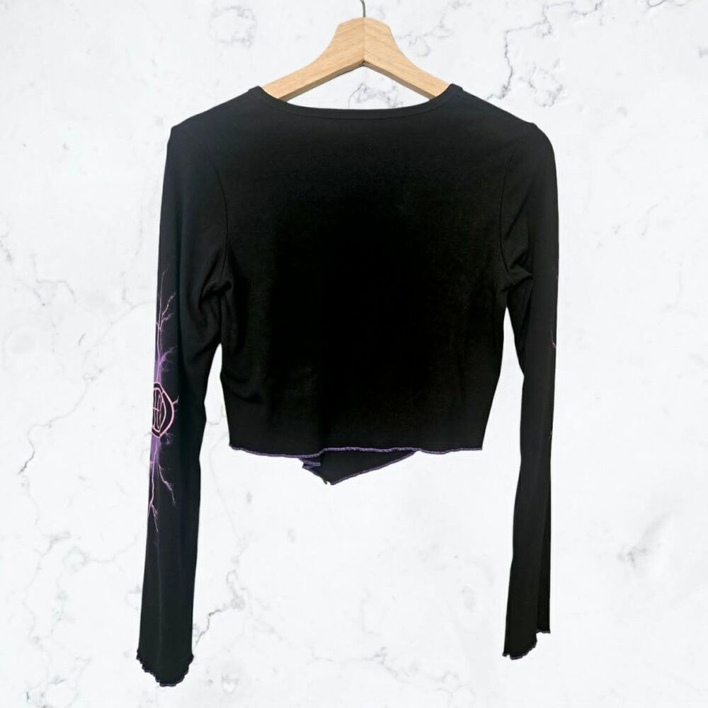 Dolls Kill x Hanna Barbera Hex Girls Scooby Doo Long Sleeve Baby Tee - Picture 5 of 8
